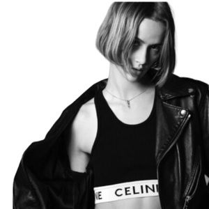 CELINE KNIT CROPPED TANK